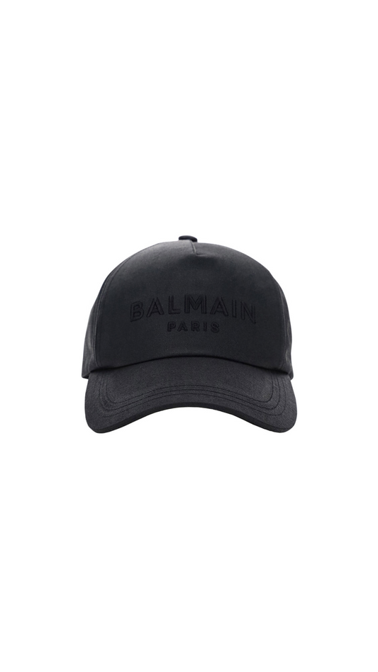 Logo Baseball Cap - Black