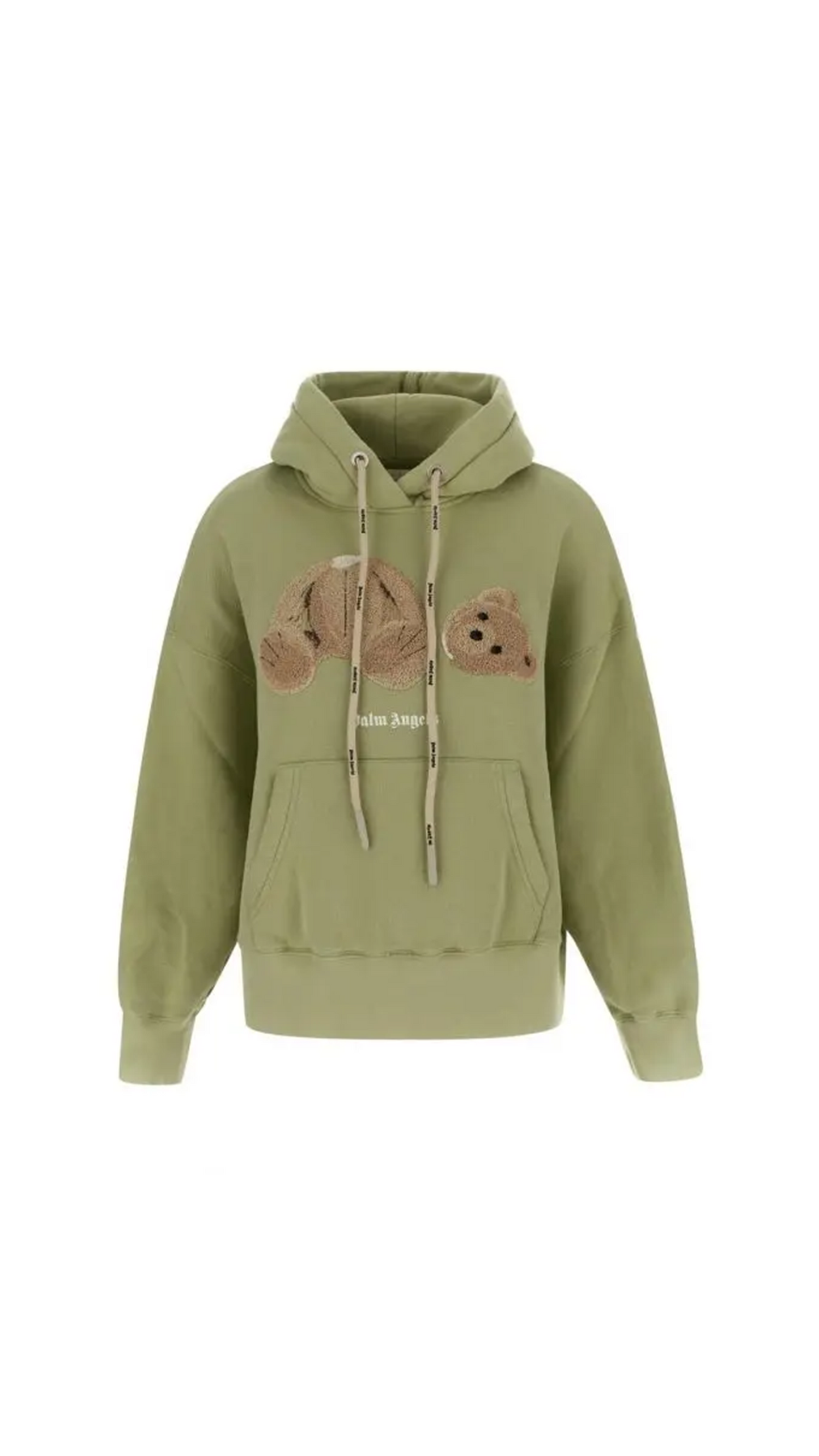 Palm Bear Hoodie - Pistacchio