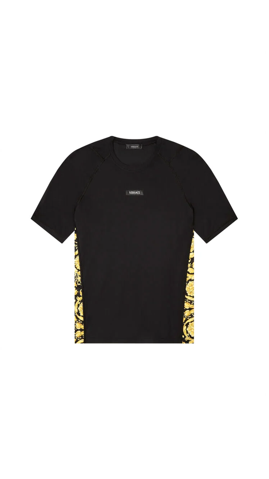 Barocco Running T-shirt - Black