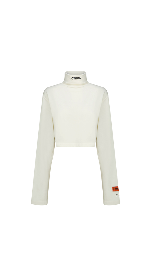 NF CTNMB LS Rollneck- White