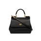 Small Sicily Bag In Dauphine Calfskin - Black