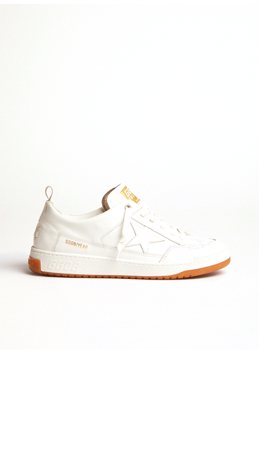 Women’s Yeah Sneakers in Leather - Optical White