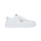 Perforated Leather Sneakers - White.