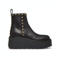 Uniqueform Calfskin Ankle Boot 85mm - Black