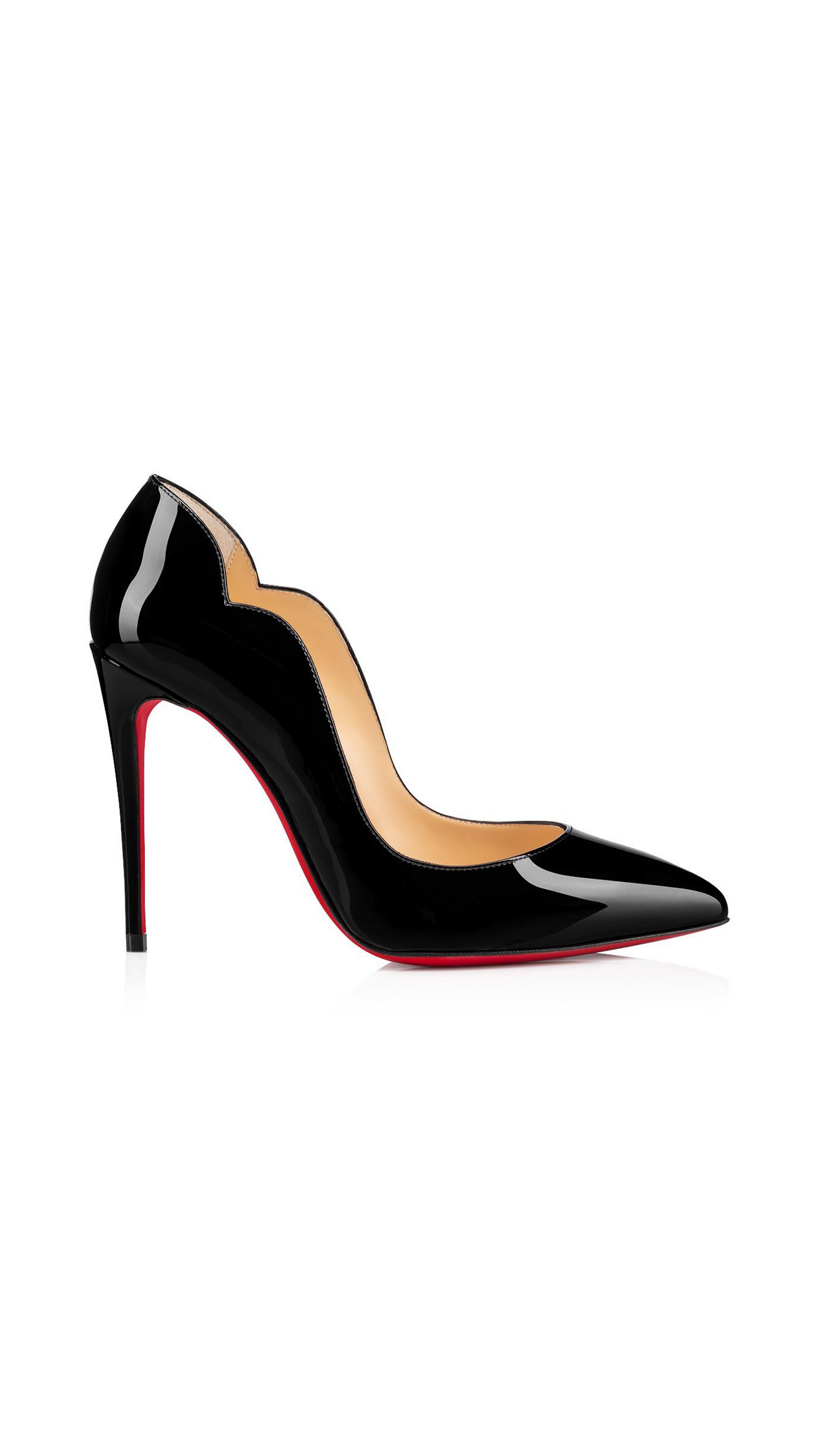 Hot Chick Patent Leather Pumps 100 MM - Black