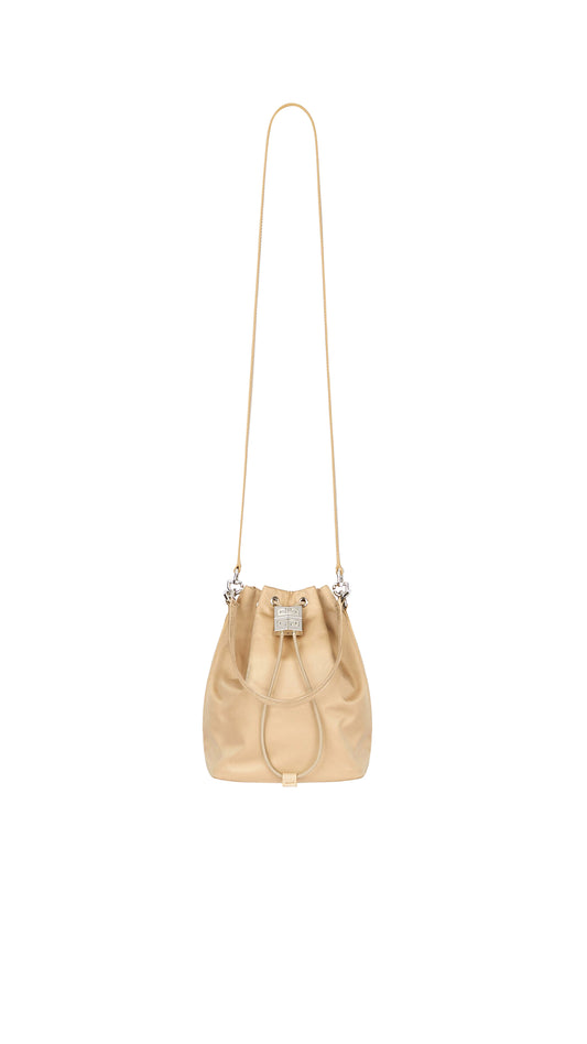 4G Light Bucket Bag In Nylon - Beige