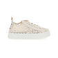 Lauren Sneaker In Lace - Beige