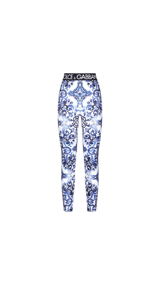 Jersey Leggings - Majolica